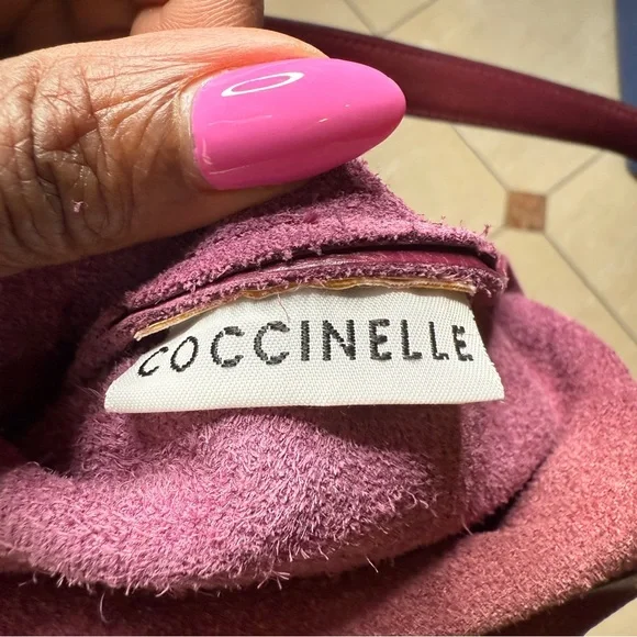 COCCINELLE Coccinelle Grained Leather Shoulder Bag New Handbag - Picture 10 of 10